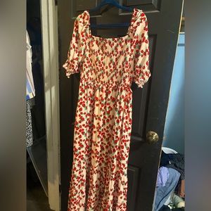 Brand new Betsy Johnson Maxi off the shoulder dress